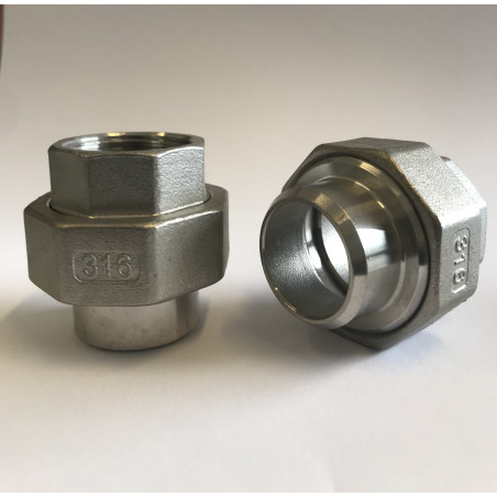 Śrubunek Nierdzewny Stożkowy  1 1/2" S/GW  AISI 316