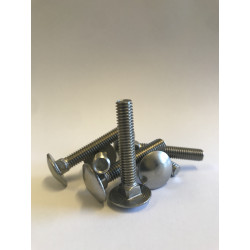 Śruba Nierdzewna Zamkowa 10x40 DIN 603/A2-10szt