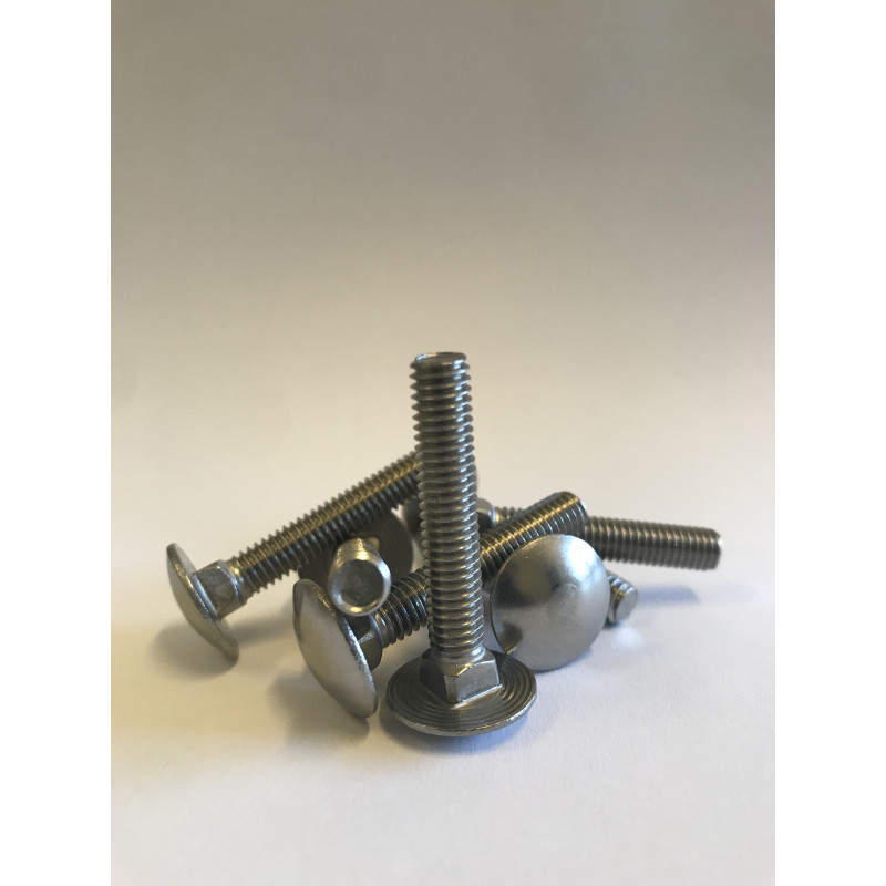 Śruba Nierdzewna Zamkowa 6x35 DIN 603/A2-10szt