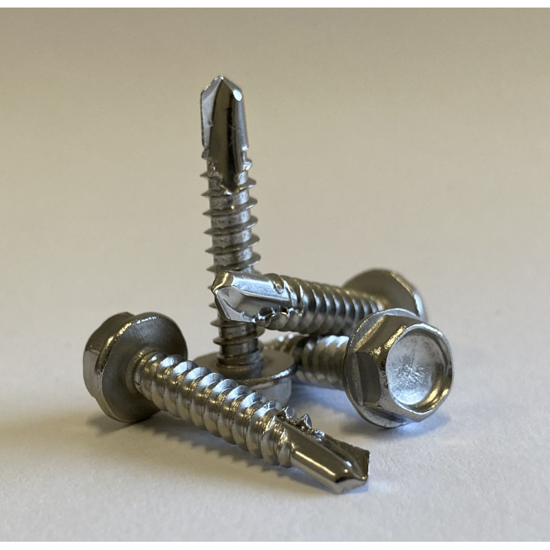 6.3x19 Wkręt samowiercący nierdzewny DIN 7504K 10szt