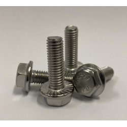 M8x35 Śruba Kołnierzowa Nierdzewna DIN 6921/A2-10szt