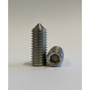 Wkręt Dociskowy StożkekM6x6 Nierdzewny DIN 914-10szt