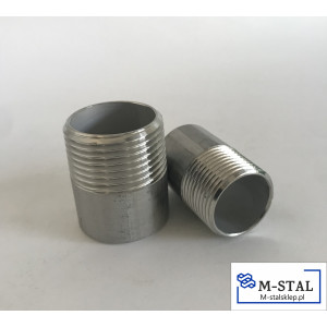Nypel Nierdzewny Jednostronny 4"  AISI 304