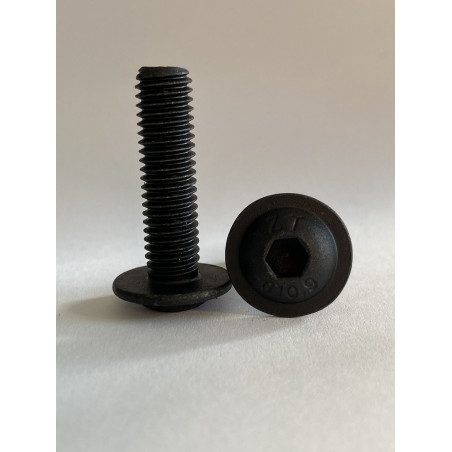 Śruba kołnierzowa M5x30 kl.10.9 ocynk płatkowy ISO 7380-2 10szt.