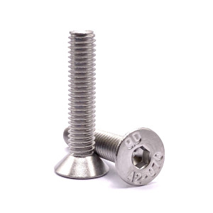 Śruba stożkowa 6x50 imbus nierdzewny DIN 7991-10szt