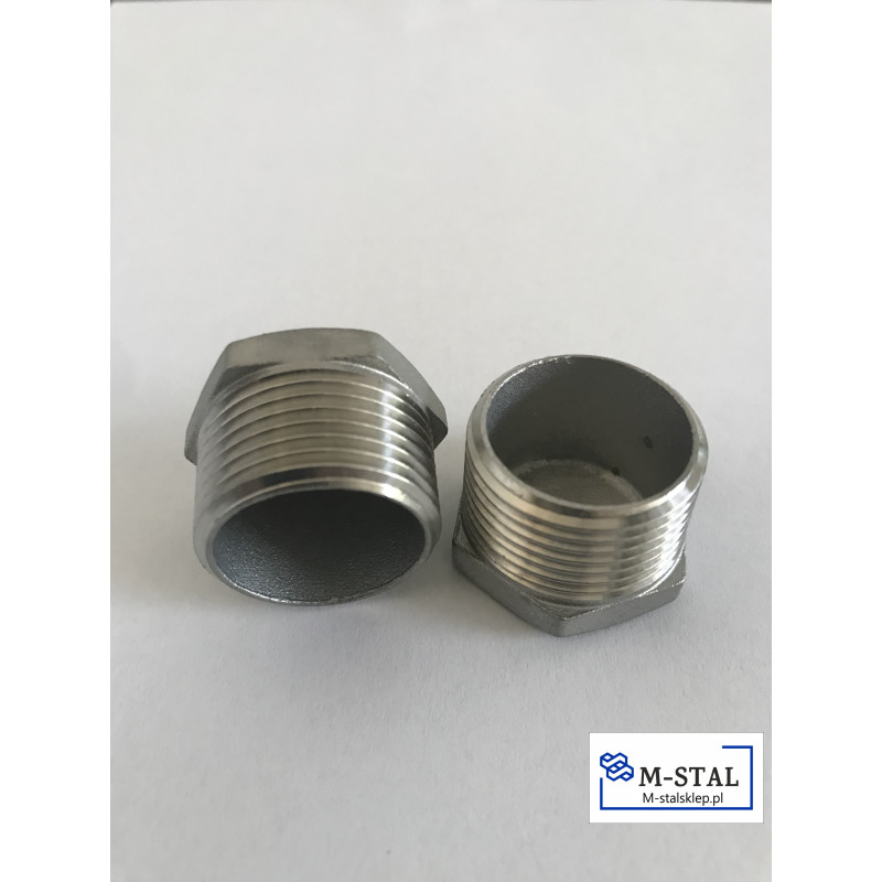 Korek Nierdzewny kwasoodporny  "1/8" AISI 316