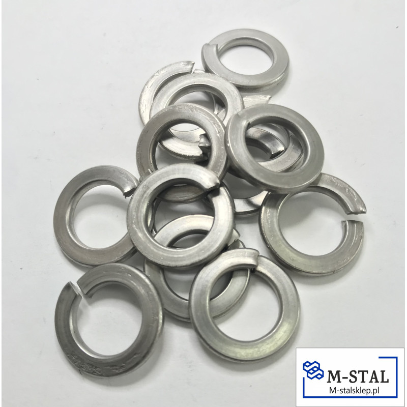 Podkładka Nierdzewna Sprężysta M6 DIN 127/A2-10szt