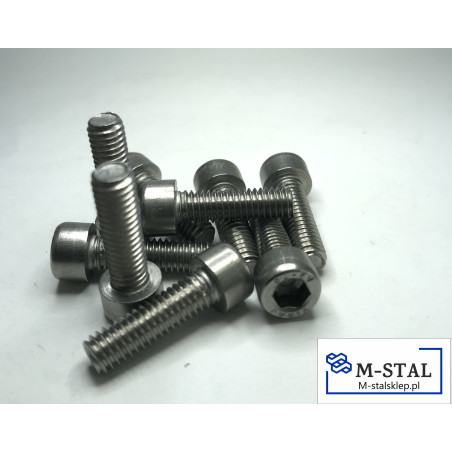 Śruba Nierdzewna Imbusowa 6x40 DIN 912/A2-10szt