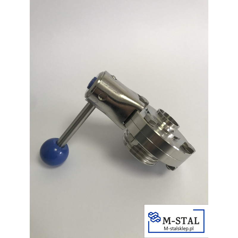 Zawór Klapowy Nierdzewny DN65 G/S